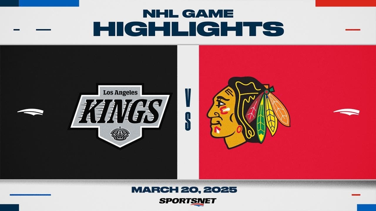 NHL Highlights | Kings vs. Blackhawks - March 20, 2025