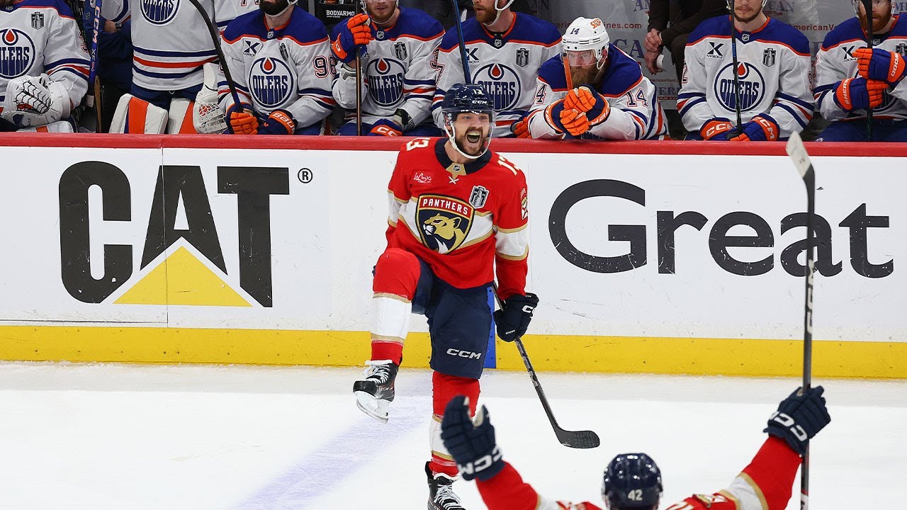 Sam Reinhart marca quatro gols para conquistar Lord Stanley 😼🏆