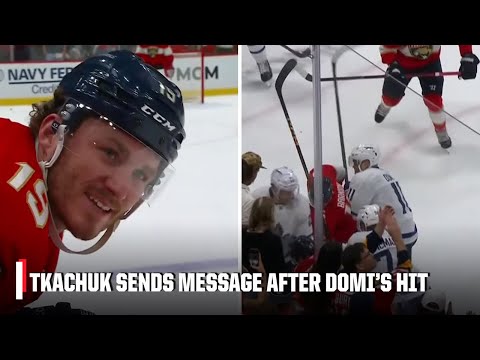 Max Domi’s hit on Aleksander Barkov causes tempers to flare at end of Game 4 | ESPN NHL