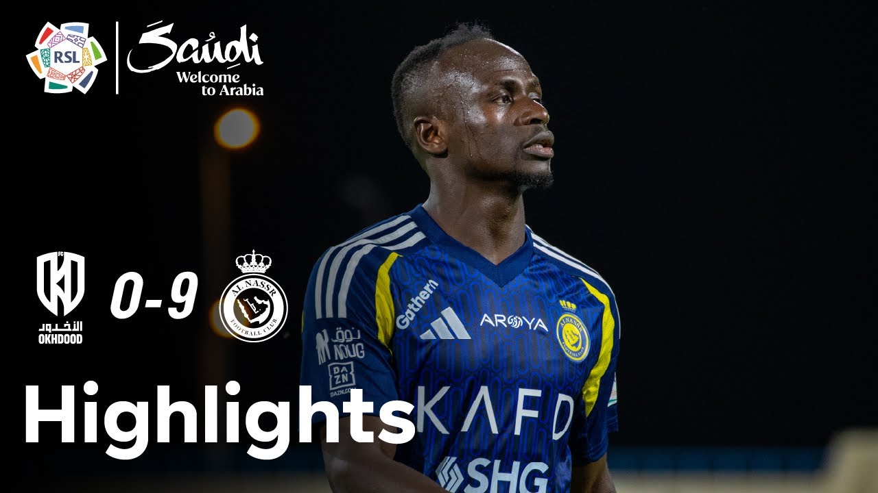 With Mane super hat-trick: Al Nassr blow Al Okhdood away ☄️| Highlights presented by Visit Saudi