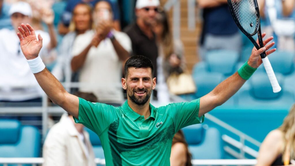 Novak Djokovic Breaks Federer’s Record, Advances to Miami Open Semi-Finals