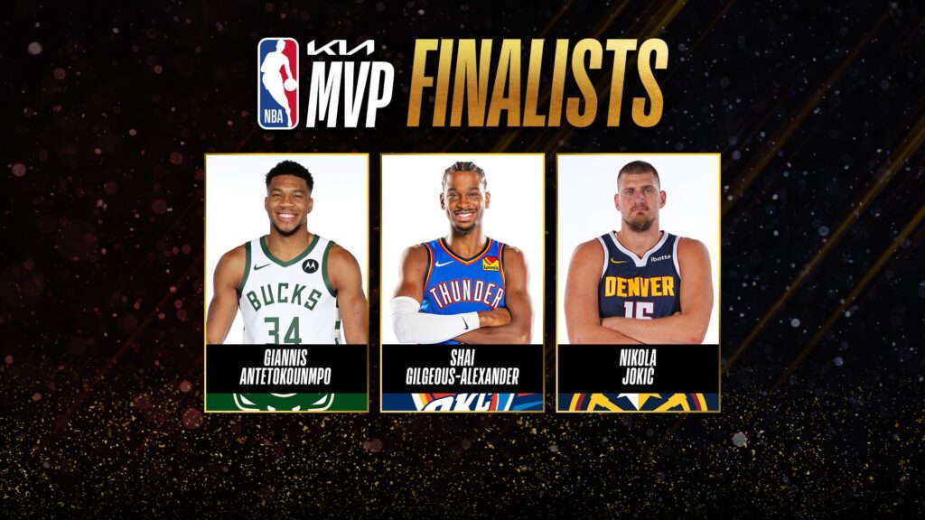 2025 NBA MVP Finalists: Gilgeous-Alexander, Jokic, and Antetokounmpo in Tight Race