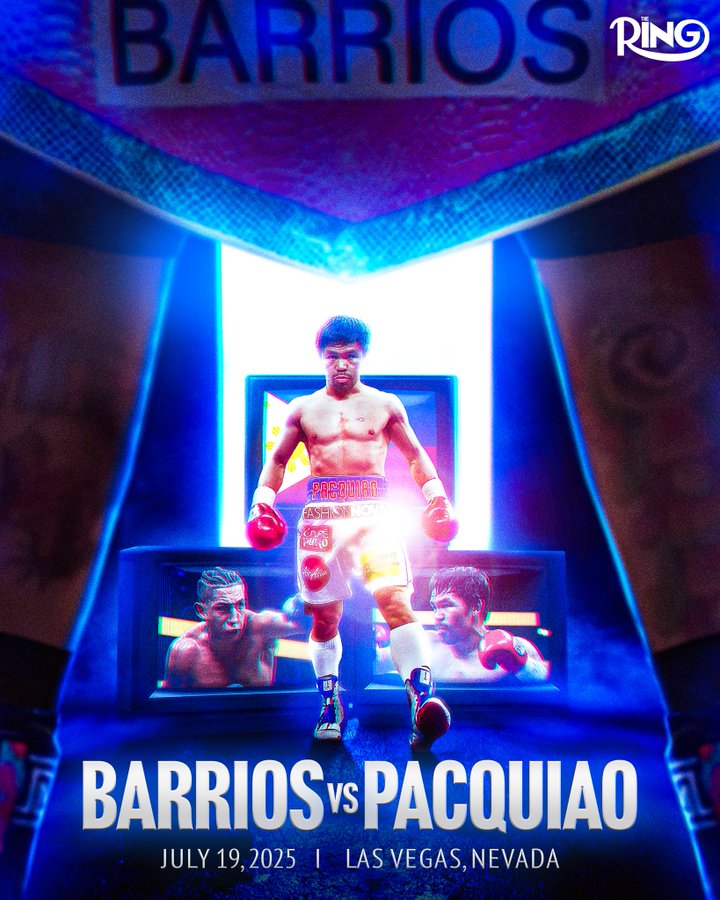 Manny Pacquiao Returns to Boxing at 46 – To Face WBC Champion Mario Barrios on July 19